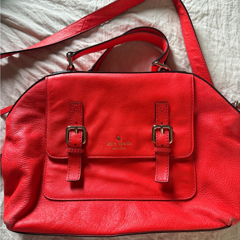 Kate Spade Vibrant Red Crossbody Bag